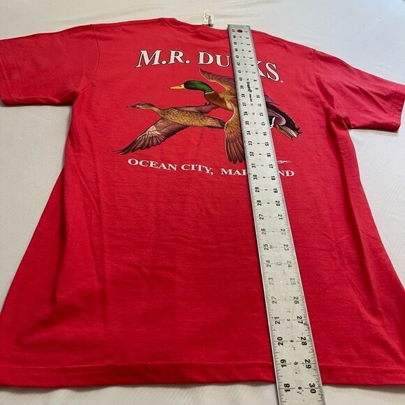 NWT MR Ducks Red T-Shirt Size Medium New - Picture 2 of 6